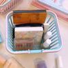 Teensery Mini Plastic Basket Small Shopping Basket Classroom Storage Basket Desk Organizer with Handles for Home School Office Classroom Bedroom Bathroom, 1 Piece view 4