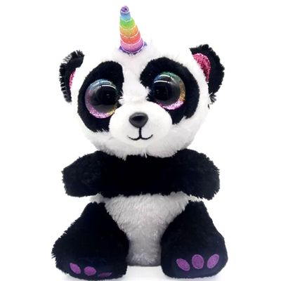Beanie Baby Paris Unicorn Panda Animal Plush Doll 6inch