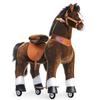 PonyCycle Horse Ride on Toys for Kids Riding Large Horse Rocking Horse (with Brake/42.5" Height/Size 5 for Age 7-12) Ride-on Animals Plush Pony Toys No Electricity Ux521 view 1