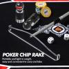 JellyArch Telescopic Roulette Chip Rake and Roulette Marker Adjustable Poker Chip Rake Receiving Acrylic Win Marker for Wheel Table Casino Las Vegas Game view 4