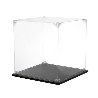 MECCANIXITY Acrylic Display Case, 8''x12''x6'' Clear Display Box Assemble Dustproof Display Box Storage Organizer for Collectibles Action Figures