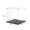 MECCANIXITY Acrylic Display Case, 8''x12''x6'' Clear Display Box Assemble Dustproof Display Box Storage Organizer for Collectibles Action Figures view 2