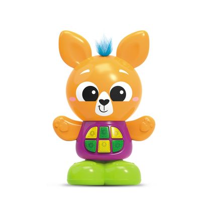 Kids Hits Baby Hoppers Kangaroo  Interactive Musical Plush Toy with Lights, Sounds & Counting Song  Talking Kangaroo for Toddlers  Ages 2+