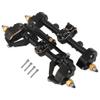RZXYLRC Heavy Duty Brass Black Coating Front Rear Axle for Axial SCX24 AXI90081 AXI00001 AXI00002 AXI00005 AXI00006 Portal Axle 1/24 RC Crawler Metal Upgrade Parts view 4