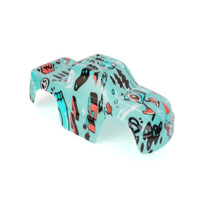 SummitLink Custom Body Graffiti Blue Compatible for 1/10 Stampede 4x4 VXL 2WD Slayer RC Car or Truck (Truck not Included) ST-GB-01