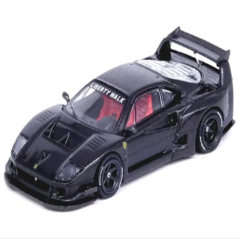 Inno Models LBWK (Liberty Walk) F40 Full Carbon Fiber 1/64 Diecast Model Car IN64-LBWKF40-FC
