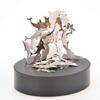 PowerTRC Magnetic Desktop Sculpture (Dolphins) | Mini Magnetic Art Decoration for Desktop | Fun Stress Relief Office Gift (2 Packs) view 3