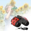 Kokiya Kids Binoculars Toy Children Magnification Toy Portable Gift Telescope Small Telescope for Sports Detective Outdoor Activity, Red view 2