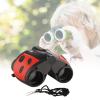 Kokiya Kids Binoculars Toy Children Magnification Toy Portable Gift Telescope Small Telescope for Sports Detective Outdoor Activity, Red view 3