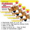 Design Doggie Furries with Benefits Joke 12 Pack Prank Postcards; Prank your Friends and Family Anonymously, 4" x 6" Glossy Postcards, Guaranteed Laughs! view 2