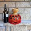 Black and red beaded shekere, Abe instrument, Latin Instrument, Musician gifts, Rhythm instrument, Mother's day gift view 3