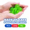 Entervending Bouncy Balls for Kids - 1" Glow in The Dark Smile Face Bouncy Balls - 144 pcs Bulk Rubber Balls - Vending Machine Toys - Party Favors Goody Bag Stuffers Classroom Prizes view 3