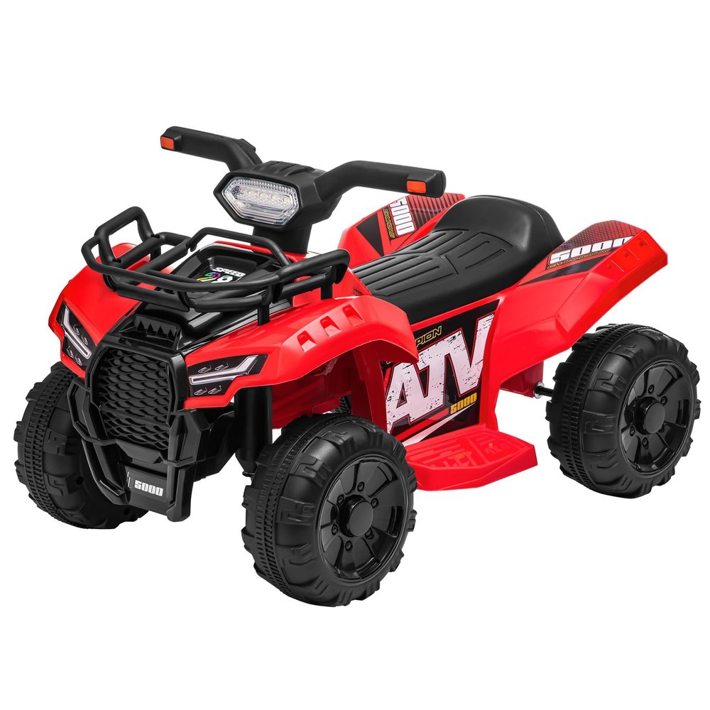 Forever Source ATV for Kids, 6V Battery Powered Toddler 4 Wheeler w/Light, 1.2mph Max Speed, Kids ATV 4 Wheeler for Toddlers Aged 1.5-3 Years Old, Red