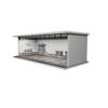1:64 Scale Vehicle Model Display Case with Parking Lot Scene LED Lighting 6 Parking Space view 1