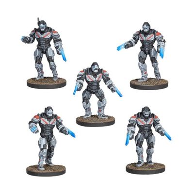 mantic Games. Enforcer Assault Team with Phase Claws. MGFFE302. Models Supplied unassembled and unpainted.