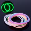 BEIDUOYANG Fashion 10x/Set Luminous Bracelets Night Fluorescent Hair Ties Silicone DIY Rubber Wristband Gummy Gift For Unisex Name view 2