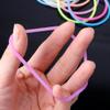 BEIDUOYANG Fashion 10x/Set Luminous Bracelets Night Fluorescent Hair Ties Silicone DIY Rubber Wristband Gummy Gift For Unisex Name view 4