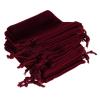 BEIDUOYANG 10 Pcs Small Drawstring Bags, Velvets Jewelry & Tarot Rune Bag, Black view 2