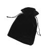 BEIDUOYANG 10 Pcs Small Drawstring Bags, Velvets Jewelry & Tarot Rune Bag, Black view 3