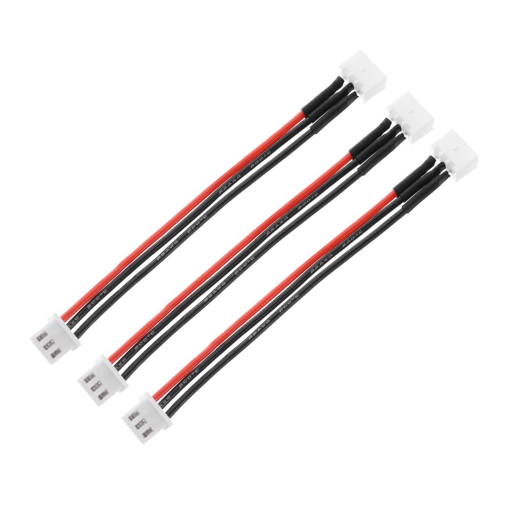 MECCANIXITY Battery Balance Plug Connector Cable 2S Leads Extension Cable for RC Car Airplanes Remote Control 3Pcs