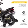 12V 7AH Ride On Motorcycle, Licensed BMW Kids Motorcycle, High/Low Speed, EVA Tire, LED Headlights, Spring Suspension, Music,Ride On Car for Boys and Girls view 4