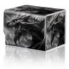 Card Game Storage Box TCG Deck Box MTG Card Box Organizer Trading Card Case Commander Deck Box TCG Card Storage Box Magnetic Closure Creative Pattern Up to 200 Cards, Cool Dark Dragon view 1