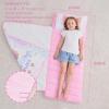 Extra Large Toddler Nap mat by Cokouchyi, Toddler Sleeping Bag with Removable Pillow, Measures 53 x 21 x 1.5 Inches, Sleeping Mat for Girls, Ideal for Daycare and Preschool Kindergarten, Butterfly view 3
