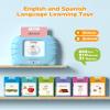 Airbition Bilingual Spanish and English Talking Flash Cards for Ages 2+, Pocket Speech Therapy Tools with 510 Words, Montessori Language Learning Aids, Children's Sensory Learning Kit view 2