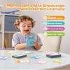 Airbition Bilingual Spanish and English Talking Flash Cards for Ages 2+, Pocket Speech Therapy Tools with 510 Words, Montessori Language Learning Aids, Children's Sensory Learning Kit view 3