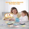 Airbition Bilingual Spanish and English Talking Flash Cards for Ages 2+, Pocket Speech Therapy Tools with 510 Words, Montessori Language Learning Aids, Children's Sensory Learning Kit view 4