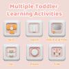 SOCBTNSO Busy Cube, Toys for 1 Year Old Girl Gifts, Montessori for Baby Girl, Travel Sensory Toys for Toddlers 1-3, Learning Fine Motor Skills| 1st Birthday Girl Gifts 12 Months view 3