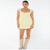 Princess Polly Women's Carlita Mini Dress, Yellow, 6 view 2