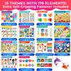 QUOKKA Montessori Busy Book for Toddlers 1-3 - Pre K Kids Learning Activities for Homeschooling - My Preschool Busy Book for Ages 3-5 - 15 Kids Educational Activities 2-4 Years view 3