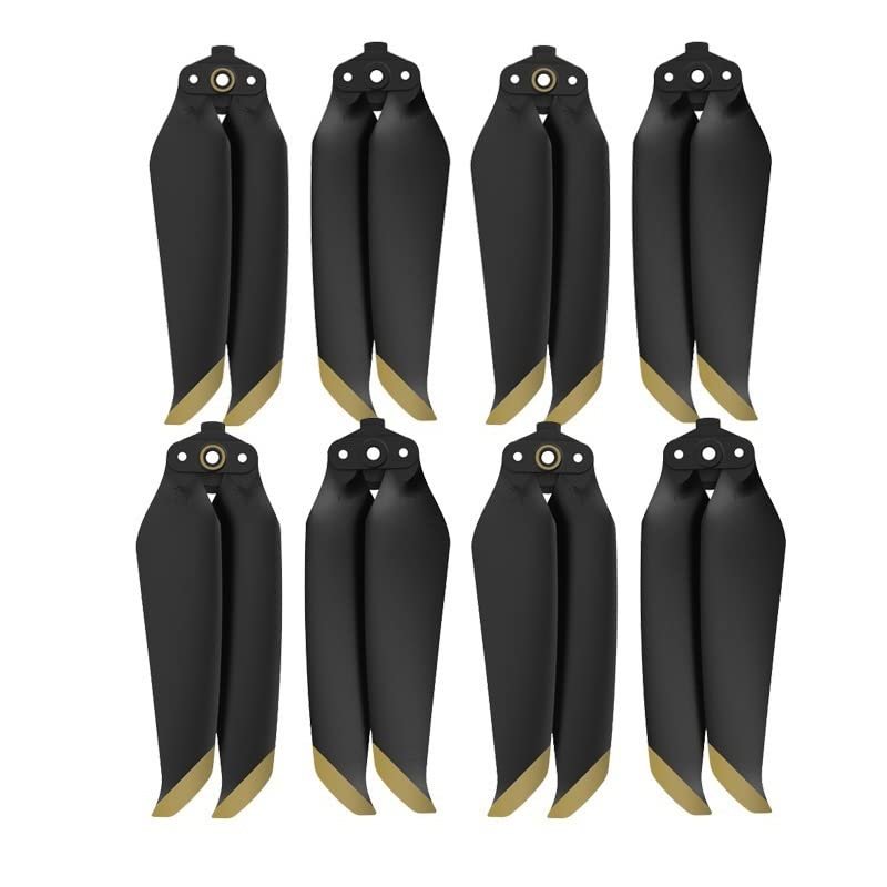 4 Pairs 7238 Low Noise Props 7238F Propellers/Fit for Mavic Air 2 Drone Accessories (Color : 4 Pairs Golden)