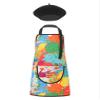 ACSUSS 2Pcs Kids Color Speckle Print Artist Costume Waterproof Mess-Proof Cover Up Clothes with Beret Front Pocket Colorful 11-14 Years view 3