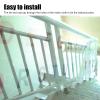Banister Guard for Baby, Thickened Child Safety Net Banister Stair Net 3 Meter Mesh Stair Fence for Baby Safety Stairs Railing Balcony Cribs (Letter Style) view 2