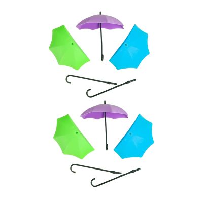 Jesscasday 6Pack/Set Sugar Glider Toy Flying Training Umbrella Jumping Platform 4.9ft Bright Color Climbing Accessories Sugar Glider Wall Jumping Platform Plastic Chain Toy