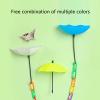 Jesscasday 6Pack/Set Sugar Glider Toy Flying Training Umbrella Jumping Platform 4.9ft Bright Color Climbing Accessories Sugar Glider Wall Jumping Platform Plastic Chain Toy view 3