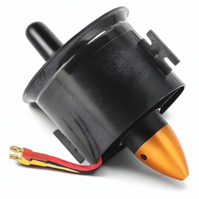 RC Jet Engine Ducted Fan, 70mm EDF Ducted Fan with 3000KV Brushless Motor for RC Airplane