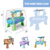 IndigoTempest9 Kids Water Table Cover, Fit Step2 Rain Showers Splash Pond Water Table Waterpark Play Table Outdoor Toys Cover - (Cover Only) Transparent PVC (Transparent) view 2
