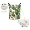 Foruidea Cactus Seamless Laundry Basket,Laundry Hamper,Collapsible Storage Bin, Oxford Fabric Clothes Baskets,Nursery Hamper For Home,Office,Dorm,Gift Basket view 2