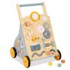 Wooden Baby Walker and Push Toy - Adjustable Height, Montessori Learning Activity Center for Boys and Girls, Toddler Push Walker and Development Toy for Kids 1-3 Years view 1