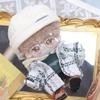 niannyyhouse 8in Doll Clothes Coat Hat Hoodie Jeans Glasses Leather Shoes Casual Outfit 20cm Plush Doll Accessories Dress Up (White) view 2
