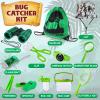 ESSENSON Bug Catcher and Kids Explorer Kit, Outdoor Bug Catching Explorer Adventure Kit with Binoculars, Summer Outdoor Toys for Kids Ages 4-8 view 2