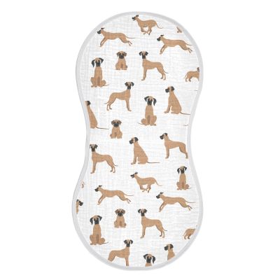 vvfelixl Baby Burp Cloths Great Dane Baby Newborn Cotton Burping Cloths Set Baby Washcloths 4 Pack