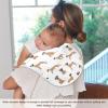 vvfelixl Baby Burp Cloths Great Dane Baby Newborn Cotton Burping Cloths Set Baby Washcloths 4 Pack view 4