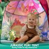 JOYIN Dinosaur Play Tent for Kids, Pop Up Play Tent for Boys & Girls, Kids Indoor Outdoor Dinosaur Playhouse Tent Set for Toddlers Birthday view 2