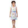 Aflyko Spring Dress for Girl Fantasy Axolotls Floral Kiddo Tank Sundress Costume Dress Summertime Comfy Skirt for Dinner Event Wedding Party 5-6T view 2