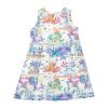 Aflyko Spring Dress for Girl Fantasy Axolotls Floral Kiddo Tank Sundress Costume Dress Summertime Comfy Skirt for Dinner Event Wedding Party 5-6T view 3