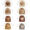 Soft & Pacifier Storage Container Earphone Pouch Chnage Bag Ensure Hygiene & Easy Access to Your Kid Pacifier Pacifier Holder with String Bear Pattern Pacifier Storage Bag Earphone Bag Change view 2